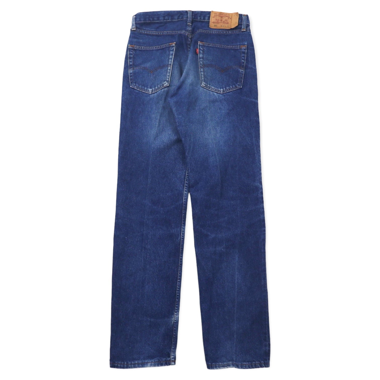Levi's Made in USA, anni '90, jeans 34, blu, cotone, chiusura a bottoni, bottone retro 521, 501-0115