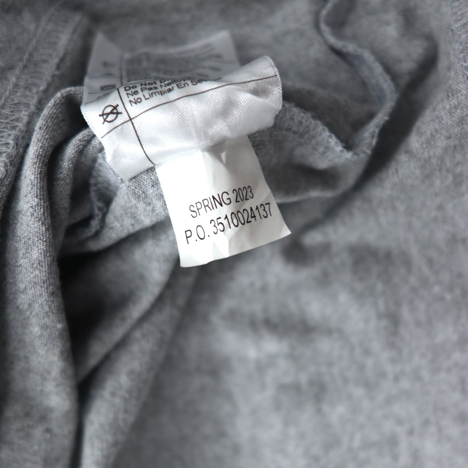 Carhartt T-shirt a maniche lunghe con taschino, vestibilità ampia, 3XL, grigio, LOOSE FIT HEAVYWEIGHT LONG-SLEEVE POCKET T-SHIRT K126