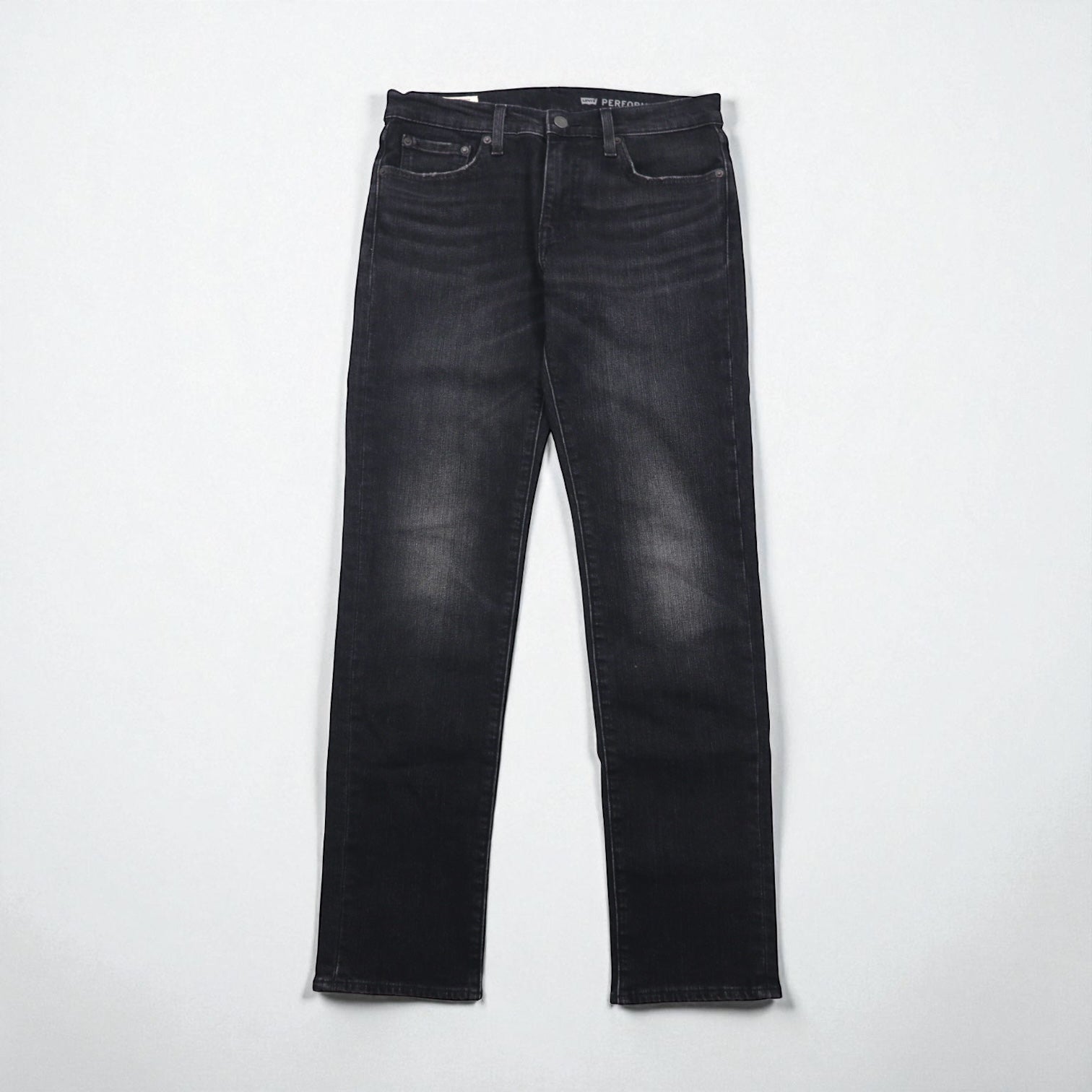 Levi's PREMIUM 511 ビッグE スリムフィット ストレッチ デニムパンツ ジーンズ M ブラック レザーパッチ 04511-2402