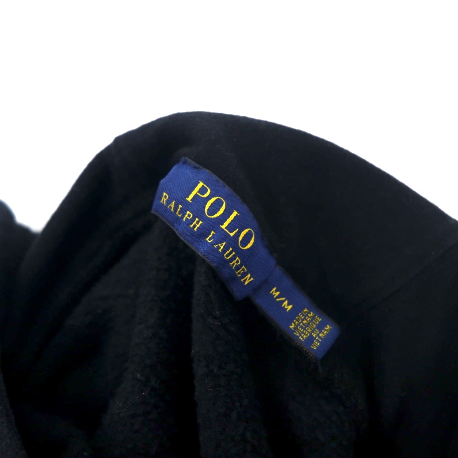 POLO RALPH LAUREN Felpa con cappuccio M Nera Cotone