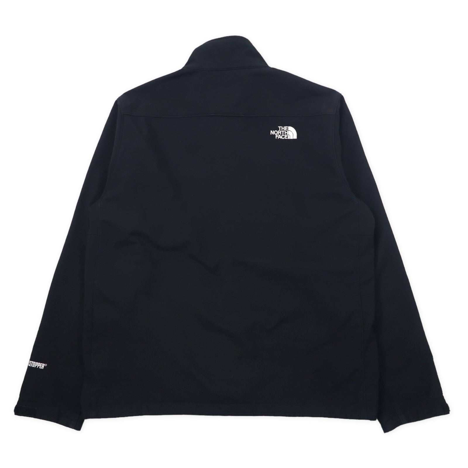THE NORTH FACE Giacca Softshell Windstopper Taglia L Nera Poliestere Fodera in pile WIND STOPPER Logo ricamato