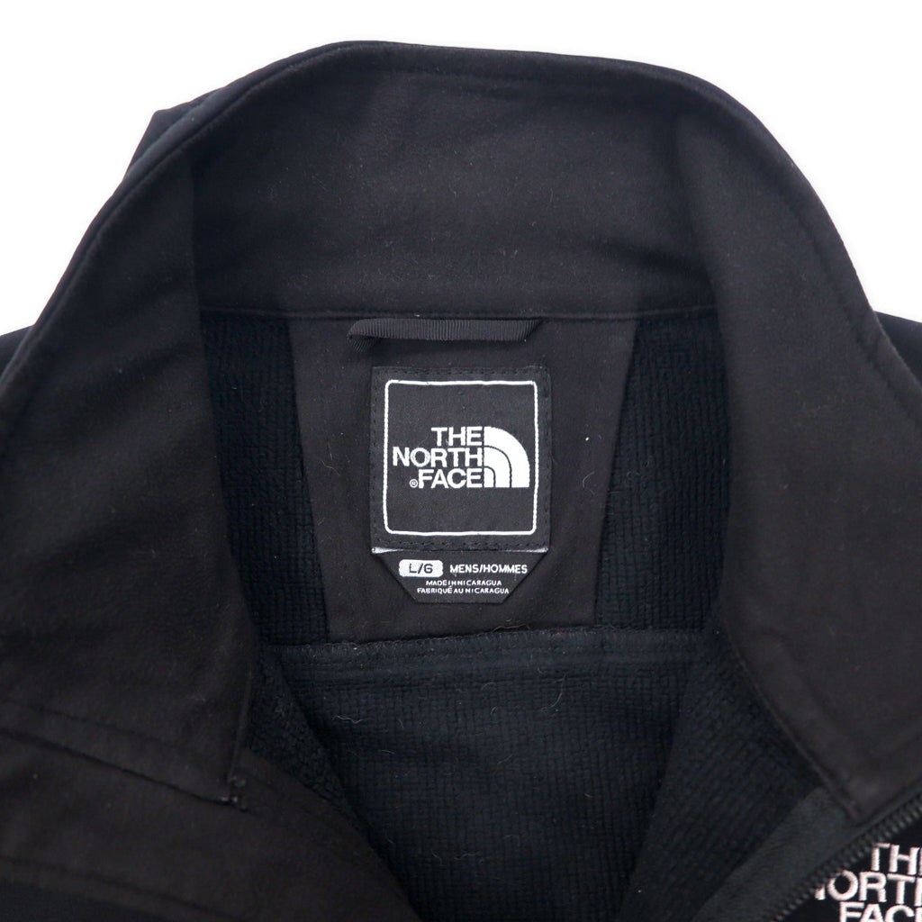 THE NORTH FACE Giacca Softshell Windstopper Taglia L Nera Poliestere Fodera in pile WIND STOPPER Logo ricamato