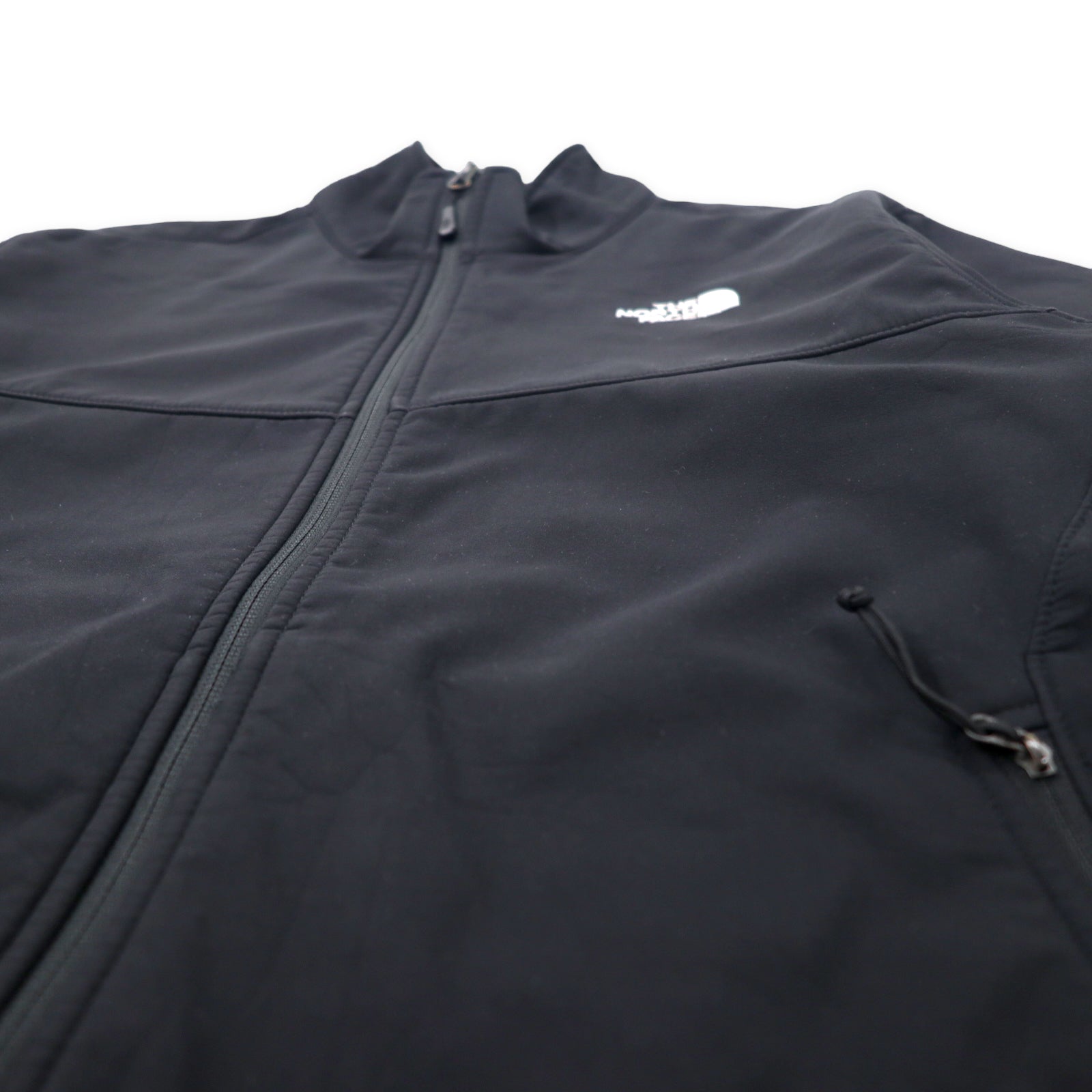 THE NORTH FACE Giacca Softshell Windstopper Taglia L Nera Poliestere Fodera in pile WIND STOPPER Logo ricamato