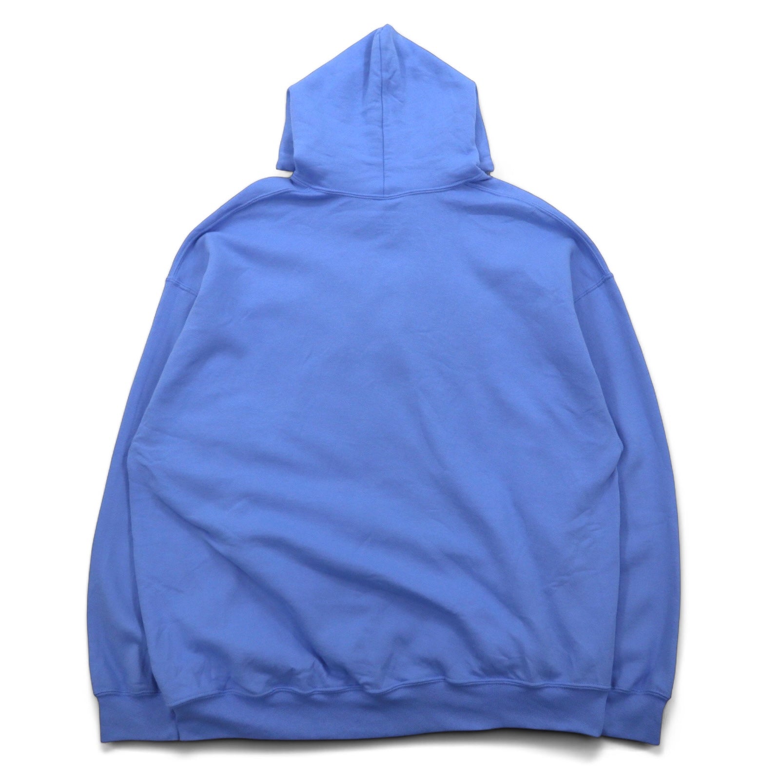 GILDAN Felpa pullover college 2XL blu Dry Blend interno felpato JUGDE logo ad arco Prodotto in Honduras