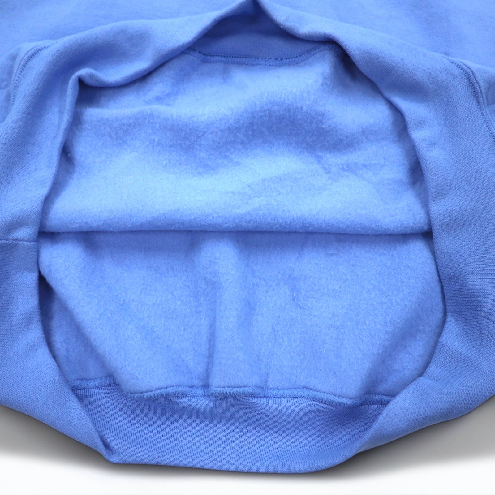 GILDAN Felpa pullover college 2XL blu Dry Blend interno felpato JUGDE logo ad arco Prodotto in Honduras