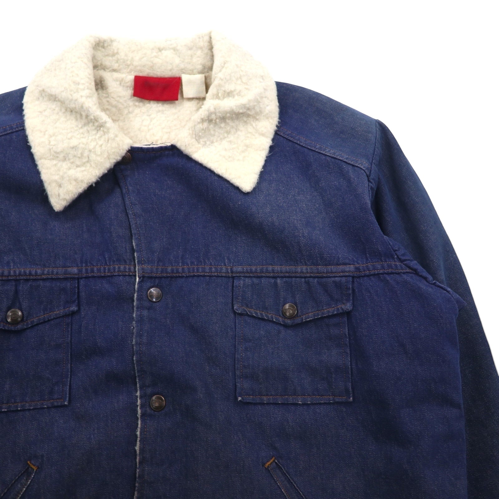 Dickies 80年代 ヴィンテージ ランチコート 裏ボア デニムジャケット XL インディゴ