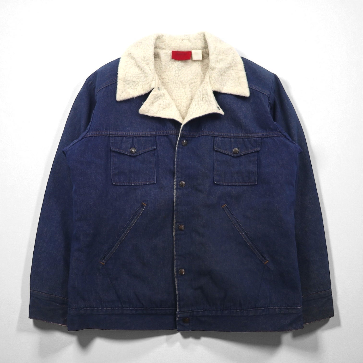 Dickies 80年代 ヴィンテージ ランチコート 裏ボア デニムジャケット XL インディゴ