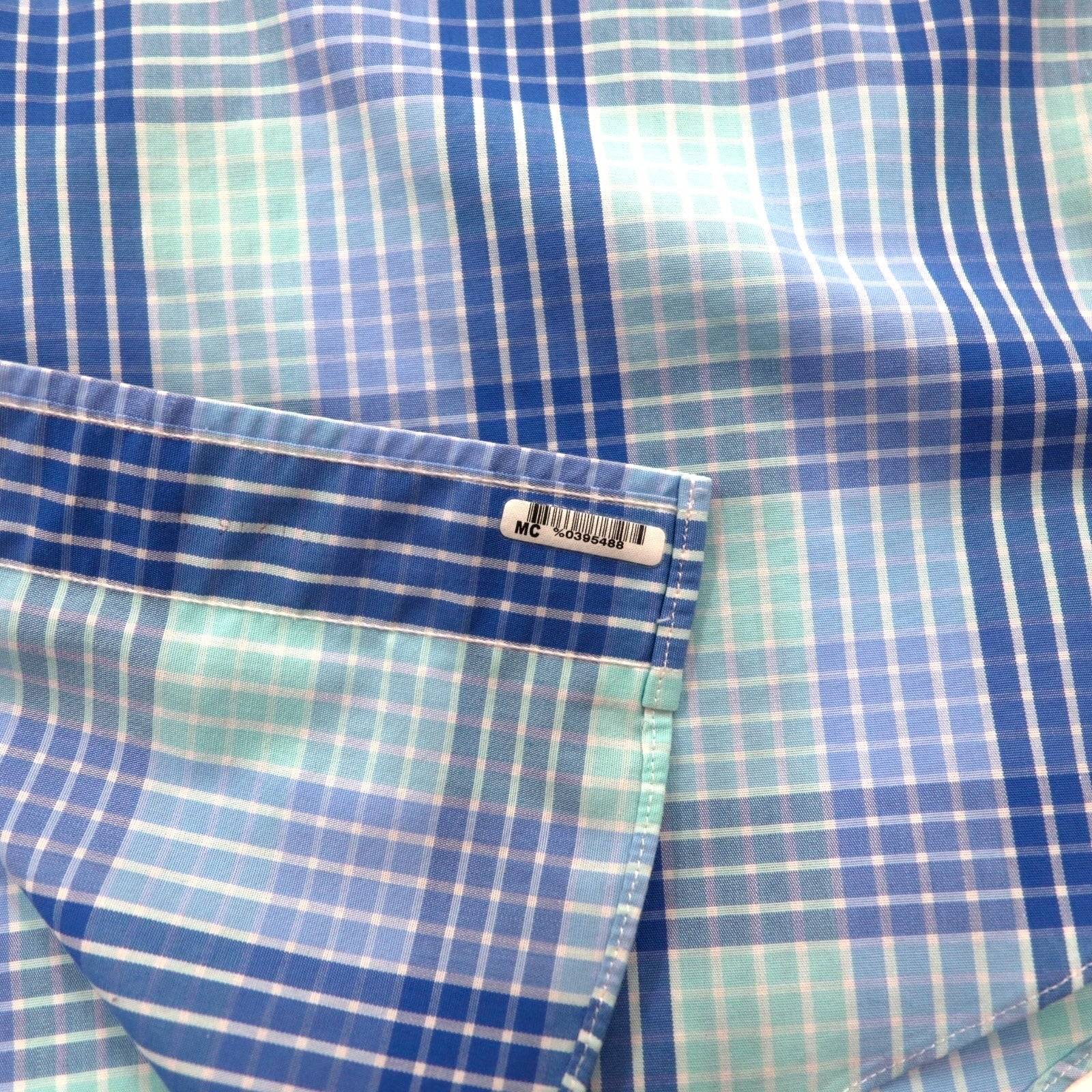 Brooks Brothers REGENT Camicia button-down L a quadri blu in cotone non-iron