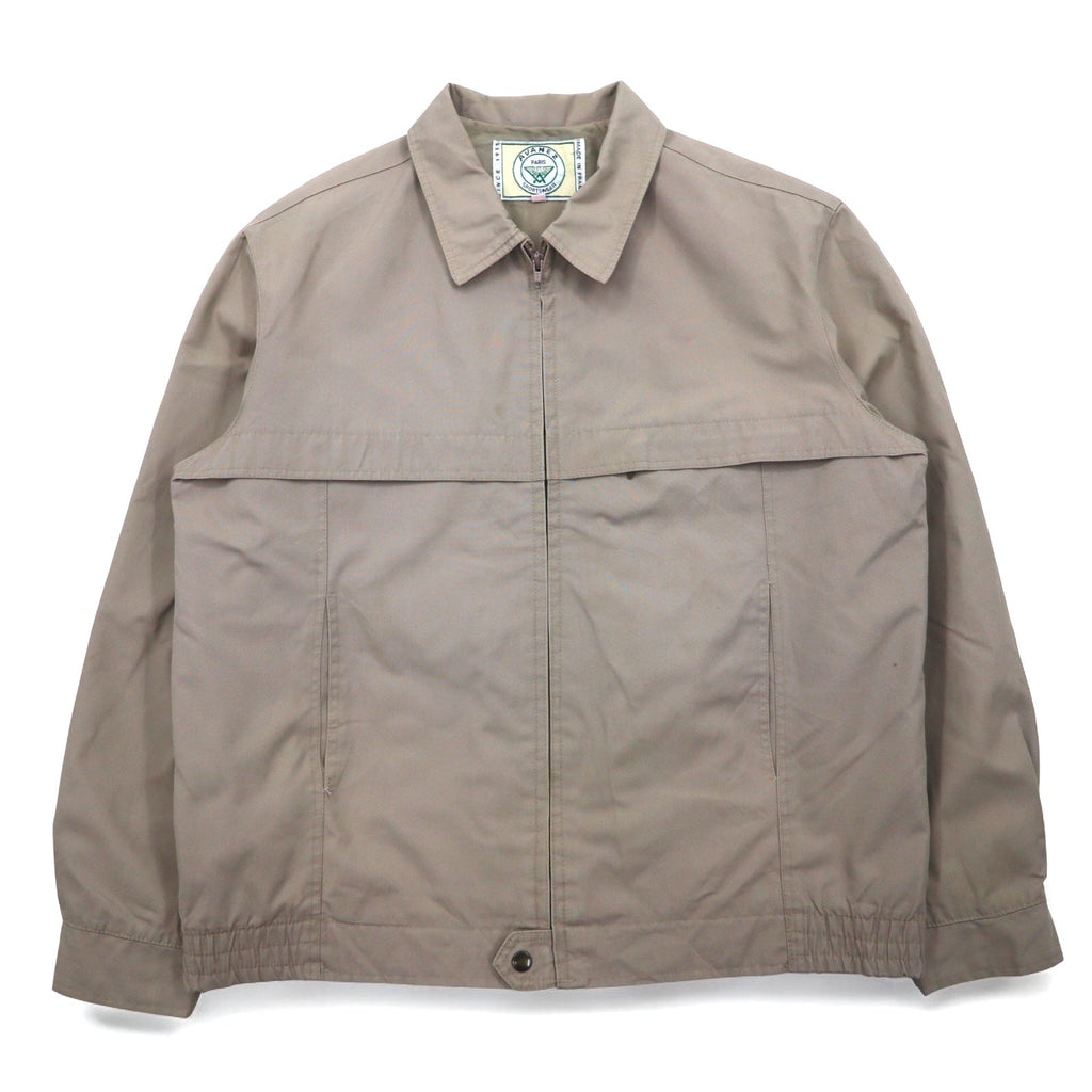 Vintage anni '80 Made in France Harrington Jacket AVANEZ SPORTSWEAR Giacca Harrington L Beige Zip DMC
