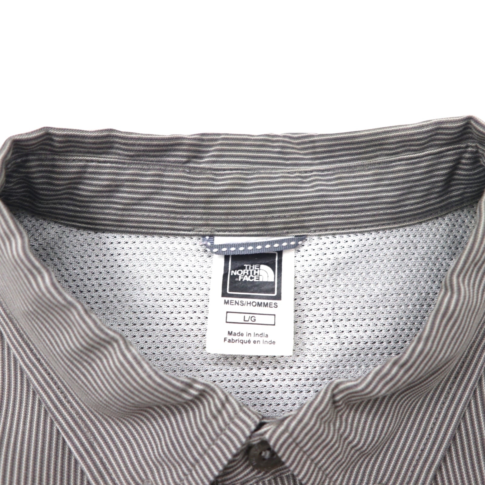 THE NORTH FACE Camicia da esterno in poliestere con fodera in rete, taglia L, grigio, modal, tasca sul petto AEVV