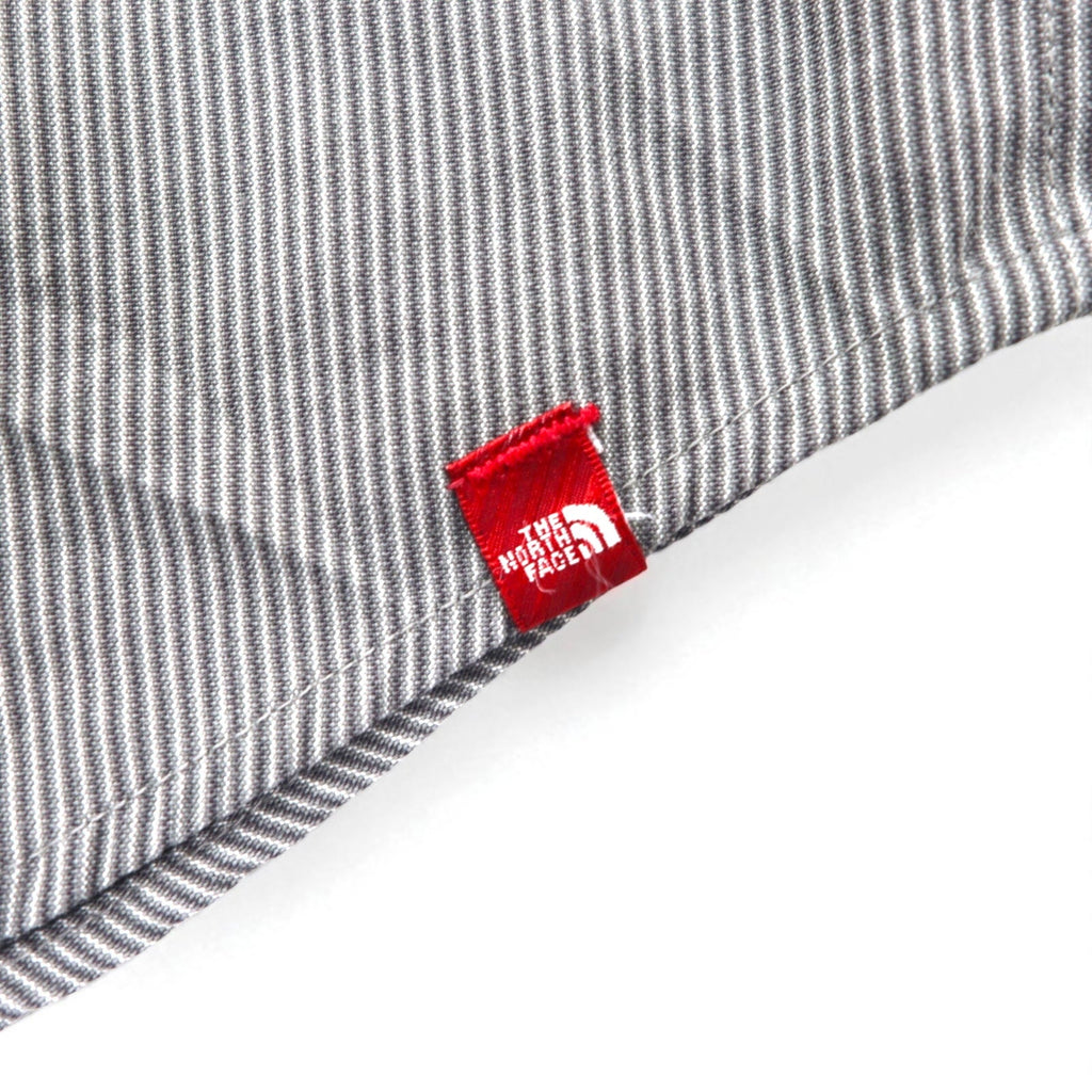THE NORTH FACE Camicia da esterno in poliestere con fodera in rete, taglia L, grigio, modal, tasca sul petto AEVV