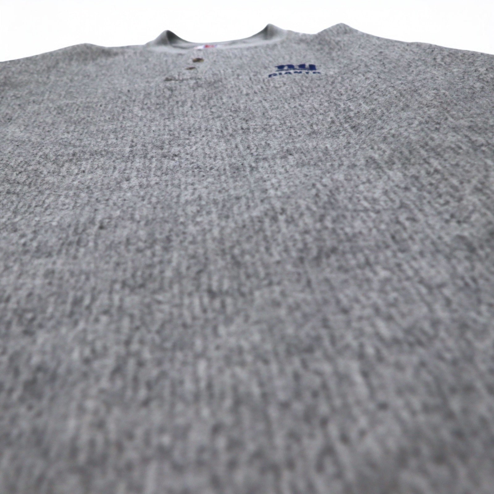 Maglia a maniche lunghe NFL Henry Neck Long Sleeve T-shirt L Grigio Cotone NY GIANTS