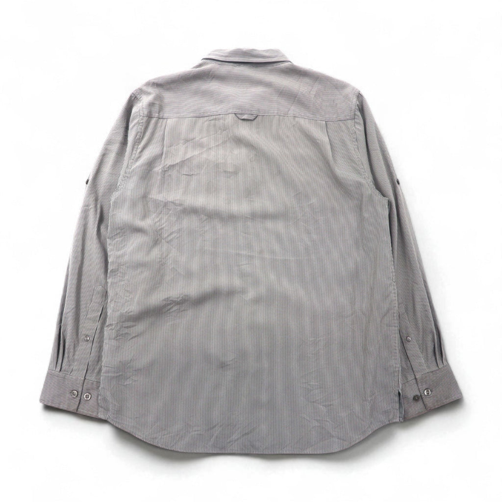 THE NORTH FACE Camicia da esterno in poliestere con fodera in rete, taglia L, grigio, modal, tasca sul petto AEVV