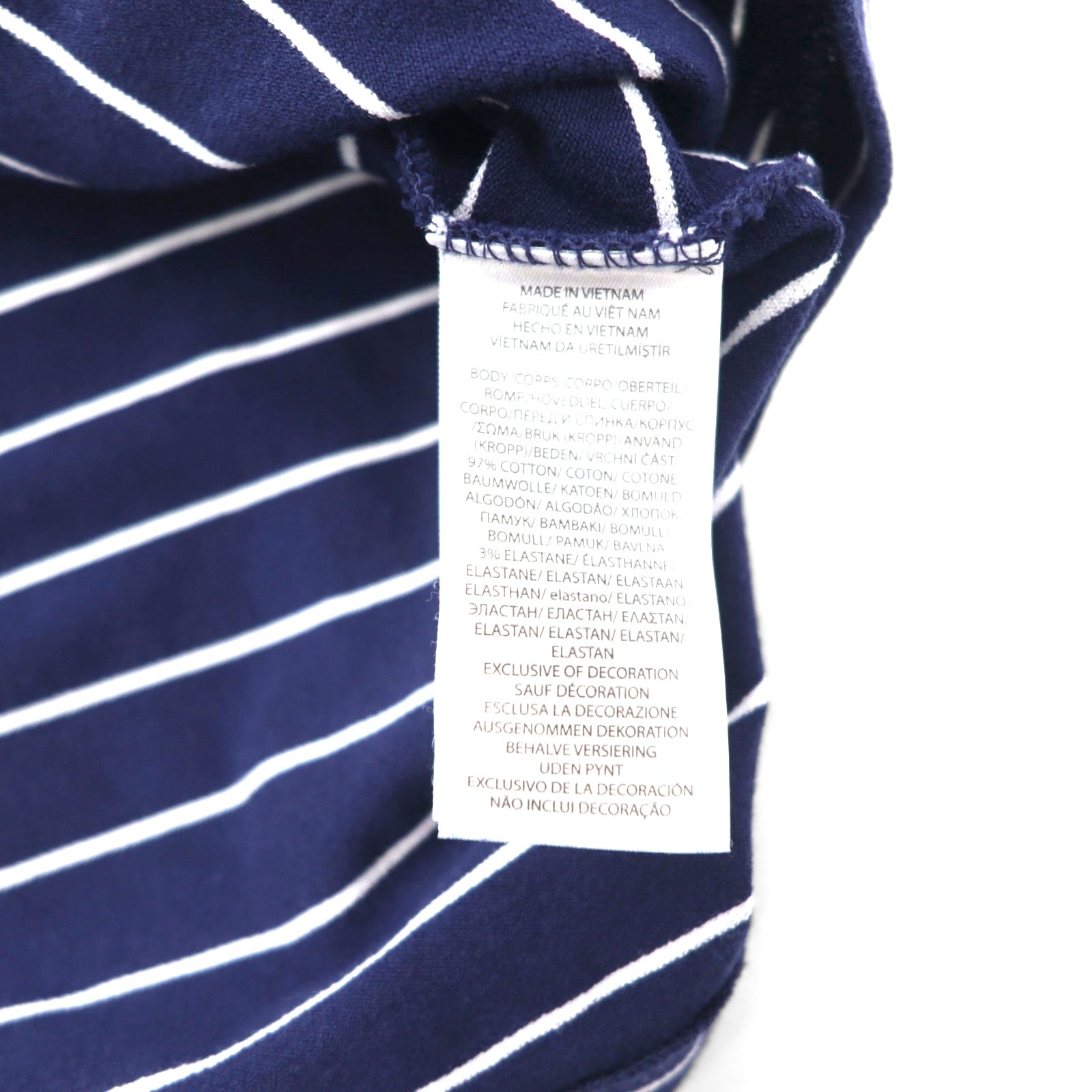 POLO RALPH LAUREN Polo Stretch Mesh Custom Slim Fit XL Blu Navy Righe Cotone Piqué Piccolo Cavallino Ricamato