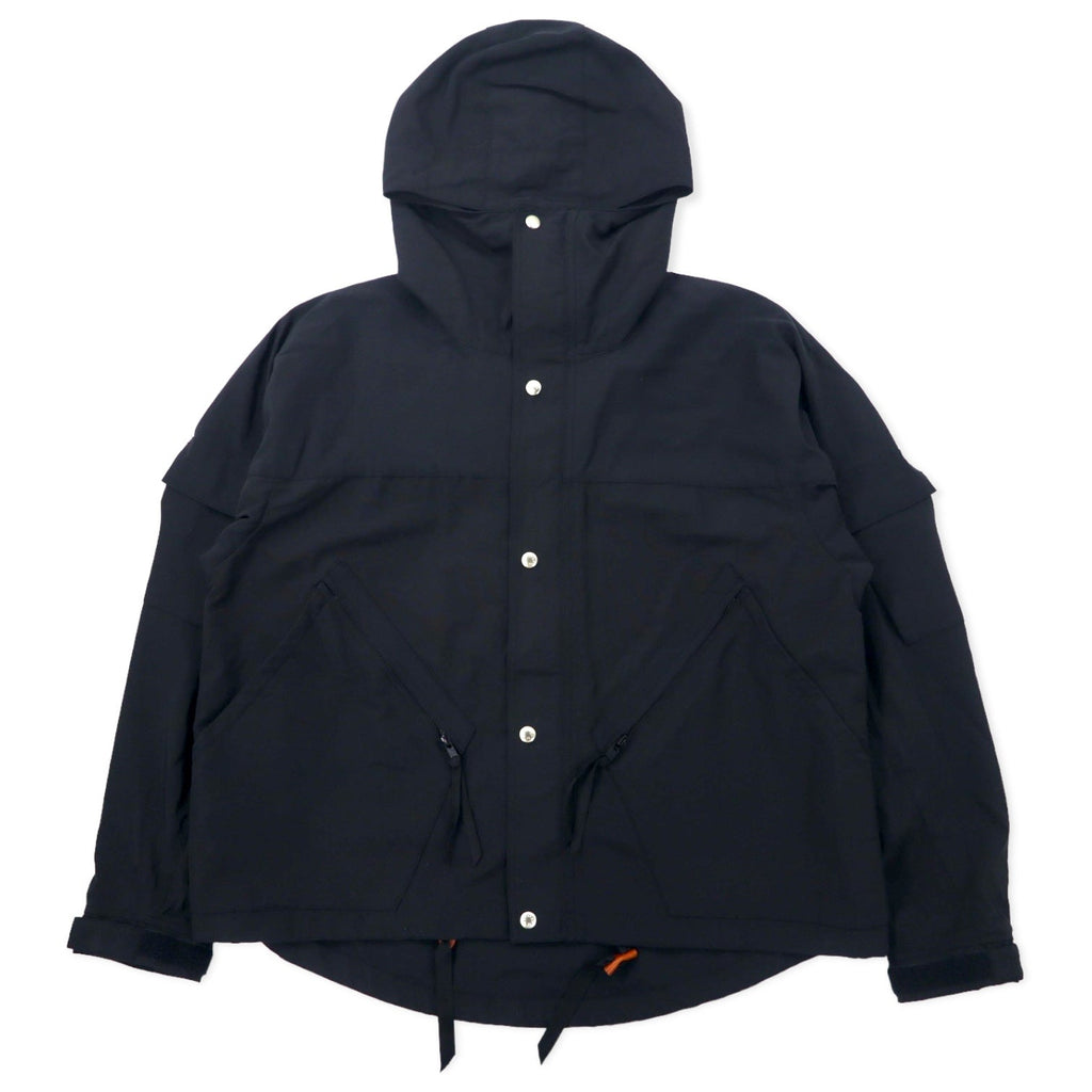 NEXUS VII × GENERAL RESEARCH Parasite Mountain Parka 48 Nero 60/40 Cross Nylon Cotone N-20 PARASITE RRS-NTC-J0A