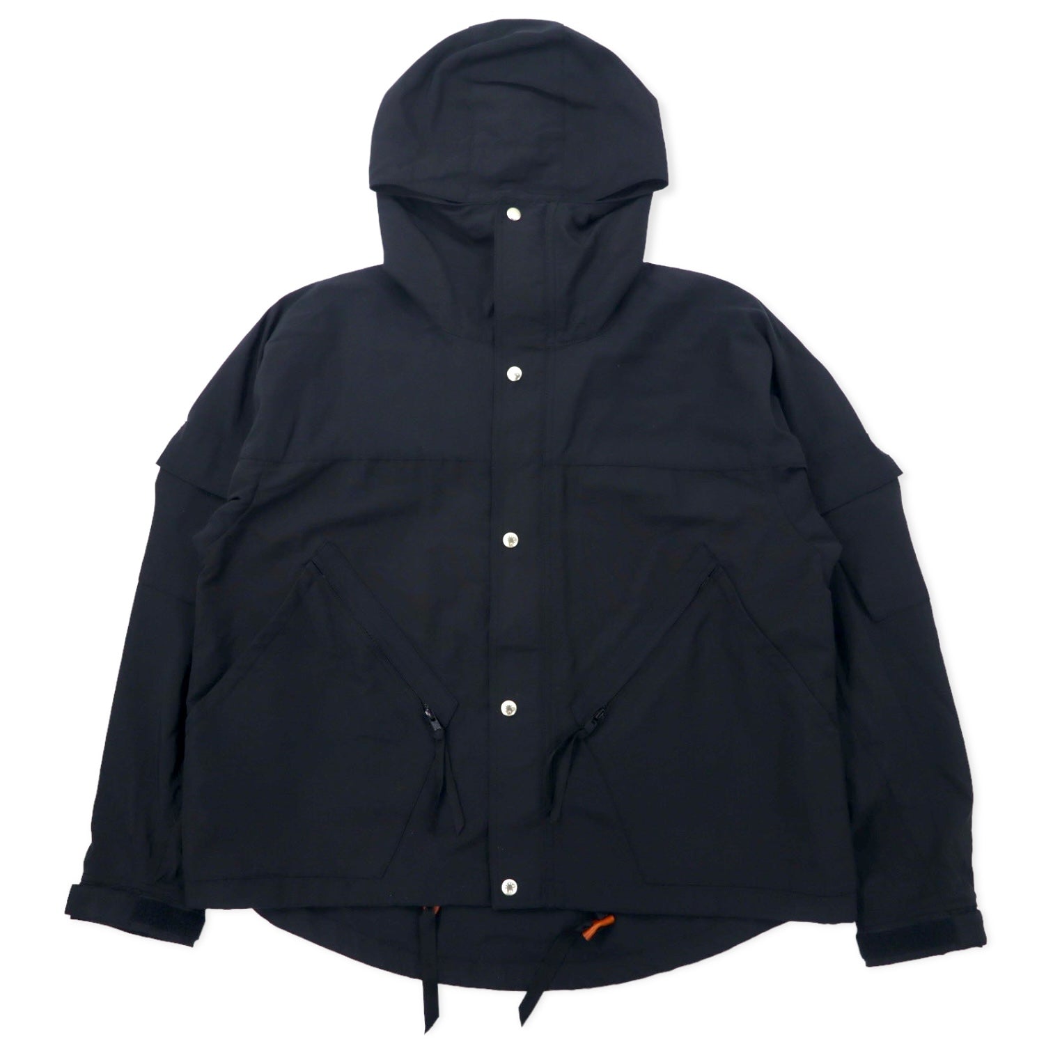 NEXUS VII × GENERAL RESEARCH Parasite Mountain Parka 48 Nero 60/40 Cross Nylon Cotone N-20 PARASITE RRS-NTC-J0A