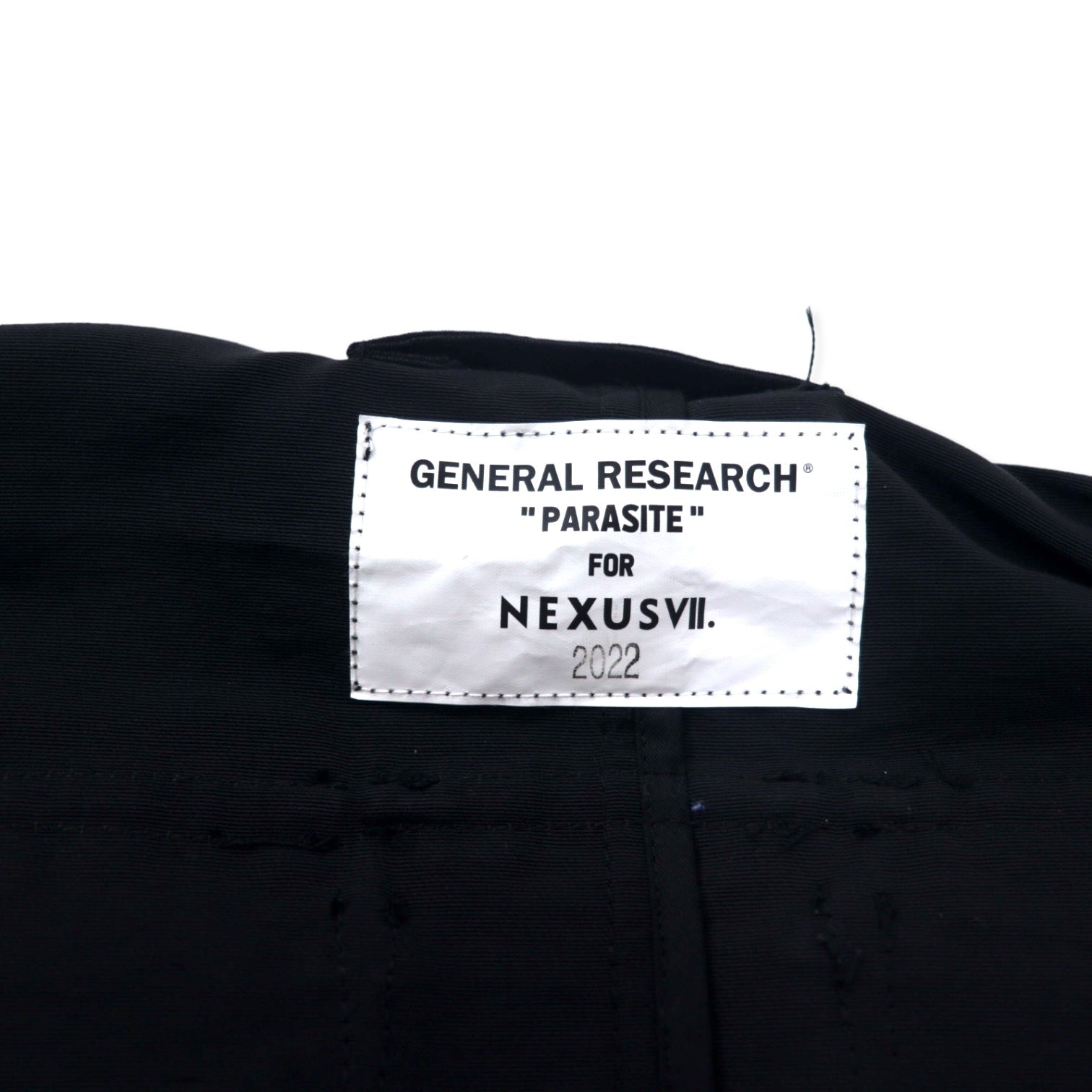 NEXUS VII × GENERAL RESEARCH Parasite Mountain Parka 48 Nero 60/40 Cross Nylon Cotone N-20 PARASITE RRS-NTC-J0A