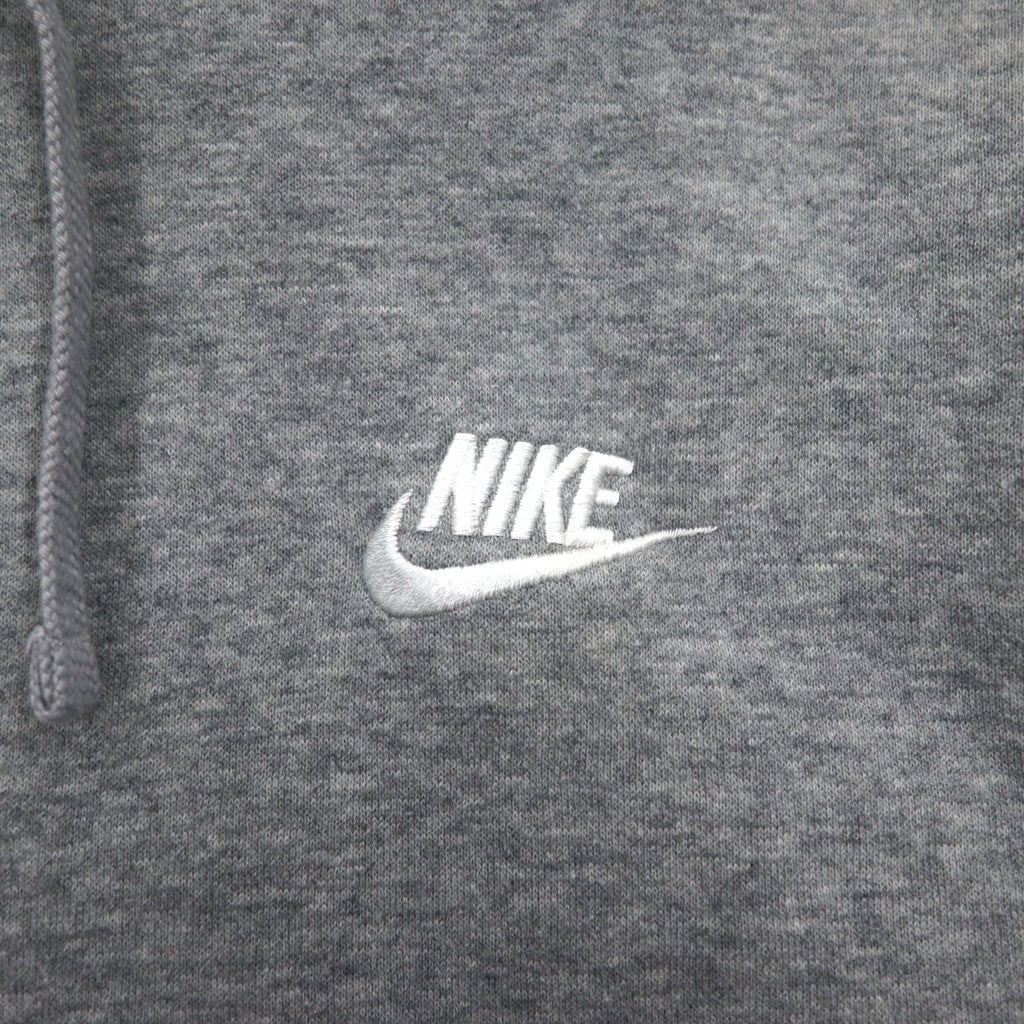 NIKE Felpa con cappuccio interamente in pile Club Fleece XXL Grigio Swoosh CLUB FLEECE BV2645-063