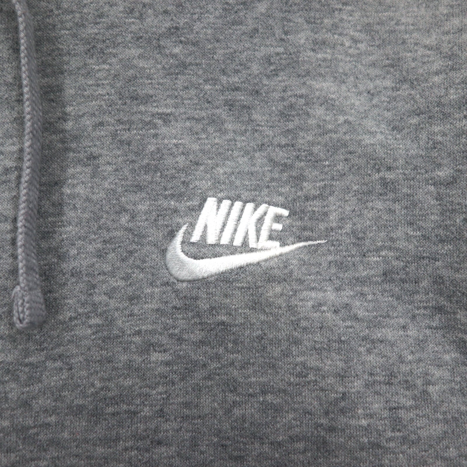 NIKE Felpa con cappuccio interamente in pile Club Fleece XXL Grigio Swoosh CLUB FLEECE BV2645-063
