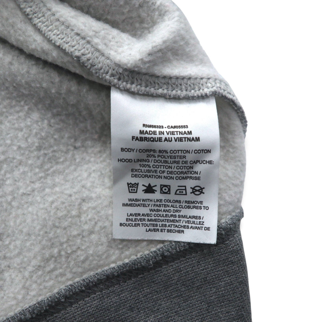 NIKE Felpa con cappuccio interamente in pile Club Fleece XXL Grigio Swoosh CLUB FLEECE BV2645-063