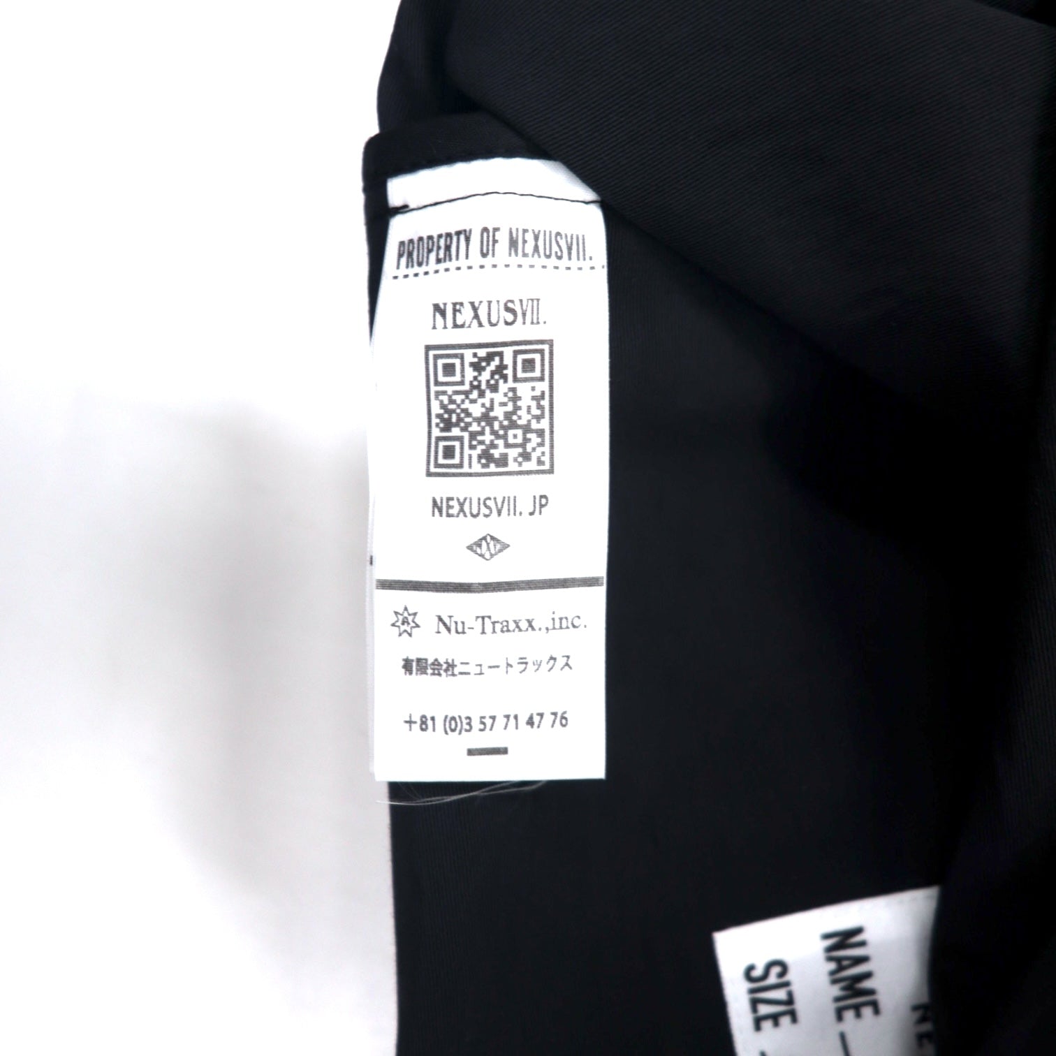 NEXUS VII × GENERAL RESEARCH Parasite Mountain Parka 48 Nero 60/40 Cross Nylon Cotone N-20 PARASITE RRS-NTC-J0A