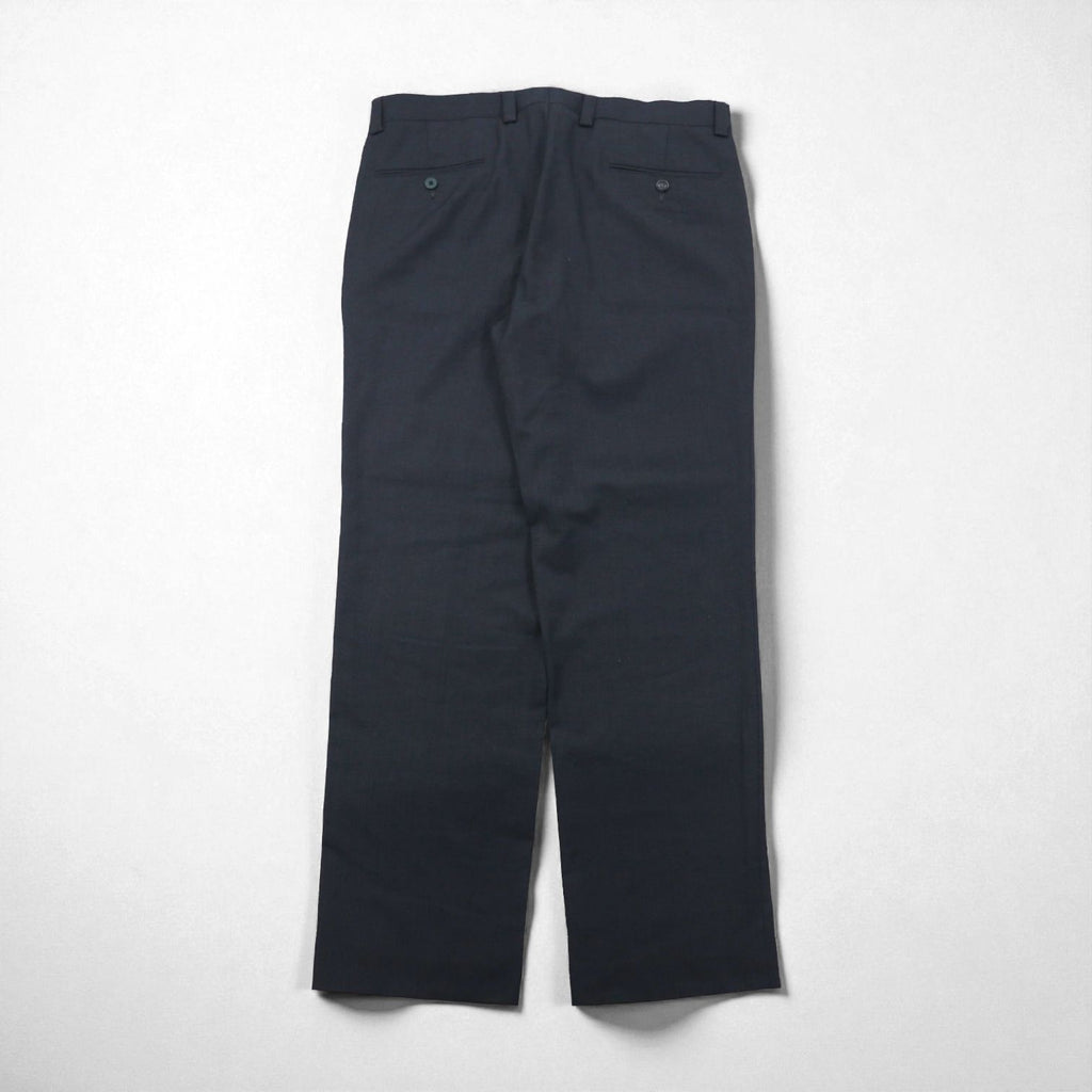 Calvin Klein スラックス パンツ L グレー ポリエステル ウォッシャブル