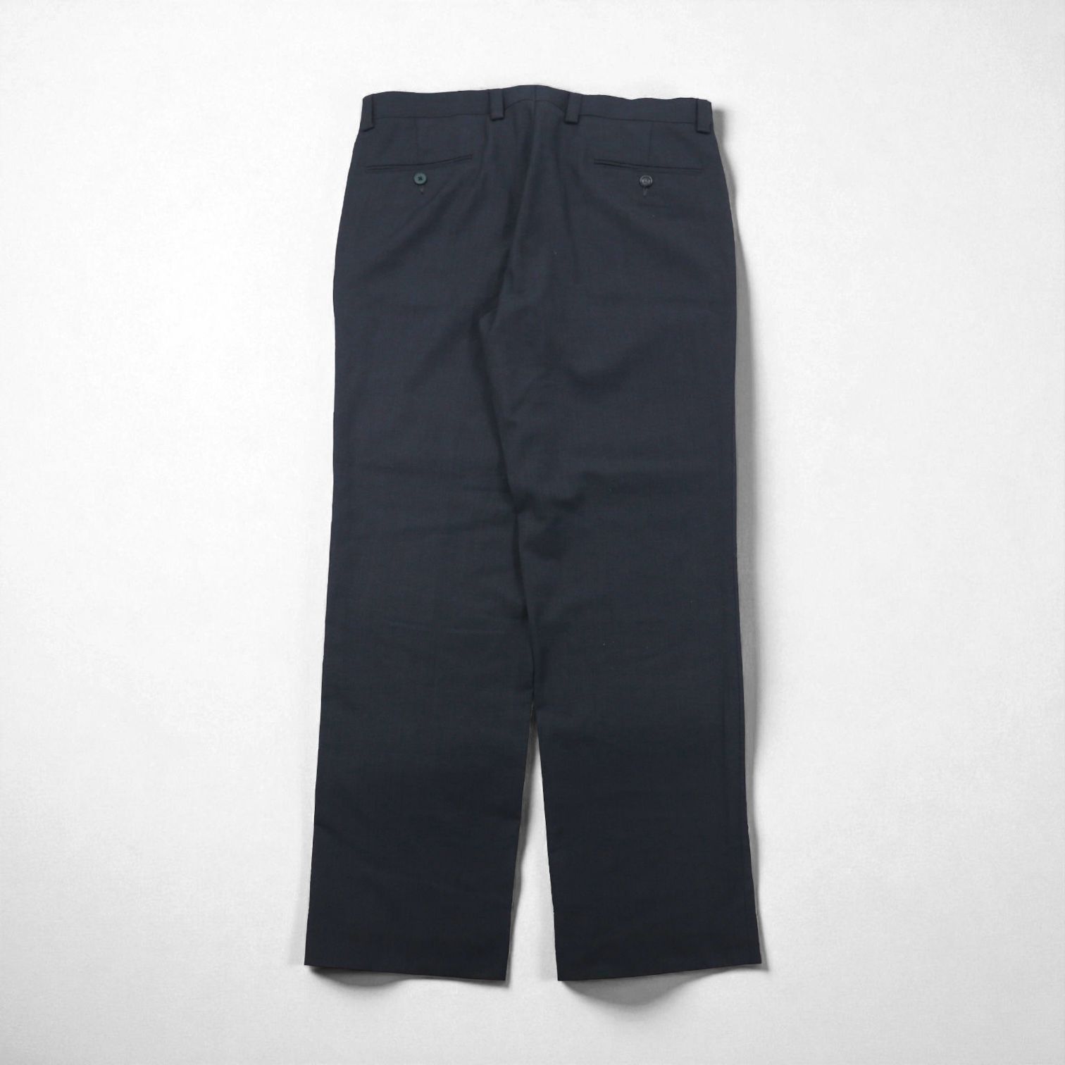 Calvin Klein スラックス パンツ L グレー ポリエステル ウォッシャブル