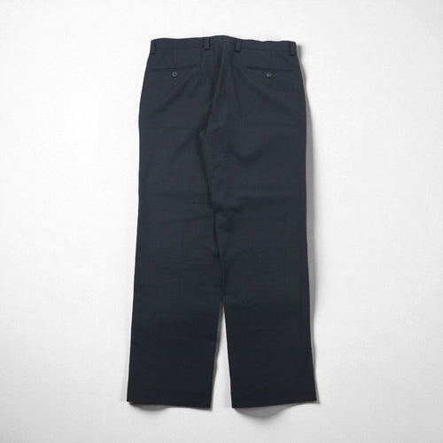 Calvin Klein スラックス パンツ L グレー ポリエステル ウォッシャブル