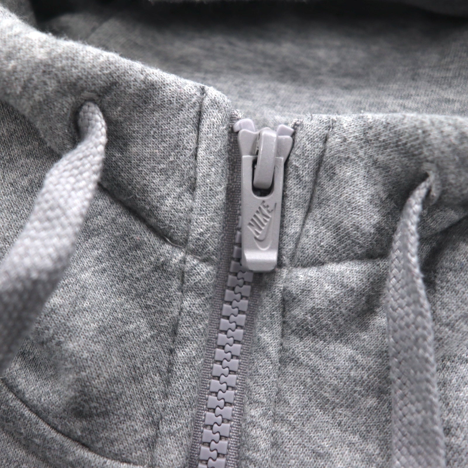 NIKE Felpa con cappuccio interamente in pile Club Fleece XXL Grigio Swoosh CLUB FLEECE BV2645-063