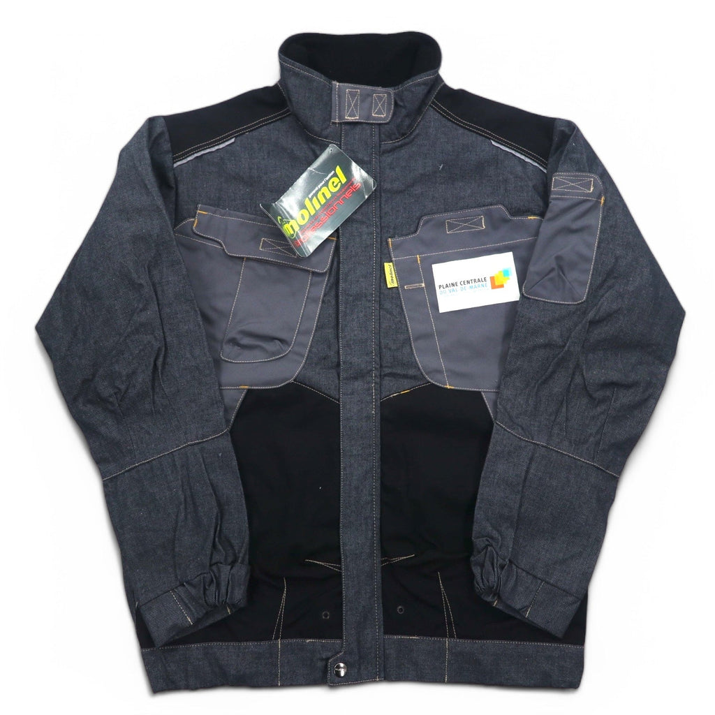 molinel expert Euro Work Francia utility jacket L grigio Cordura denim nuovo con etichette