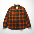 THE NORTH FACE フランネルシャツ XL オレンジ チェック ARROYO FLANNEL SHIRT ダブルポケット NF0A4QPJ 未使用品 US規格