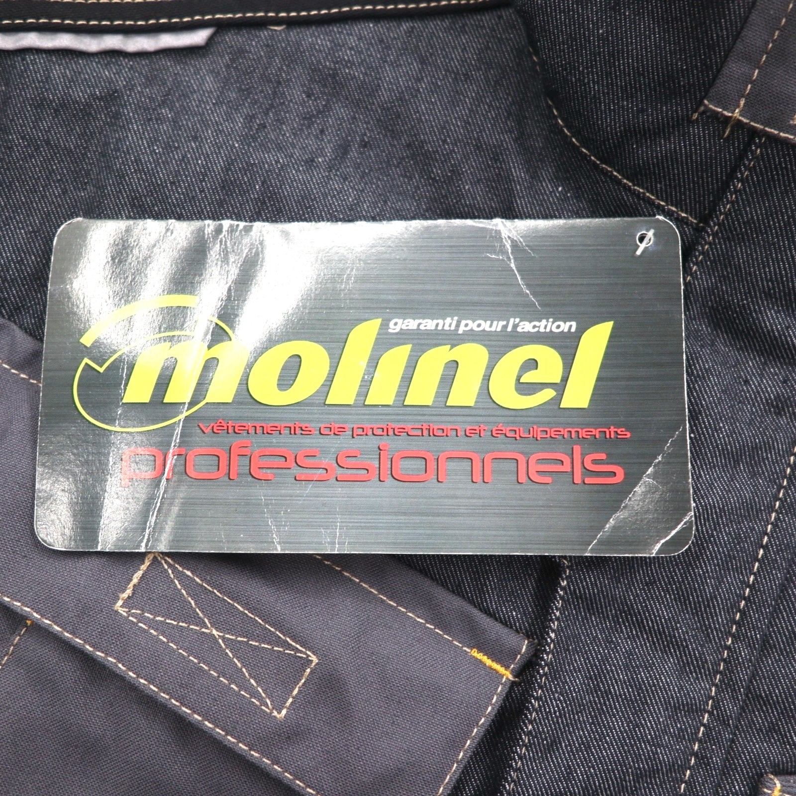 molinel expert Euro Work Francia utility jacket L grigio Cordura denim nuovo con etichette