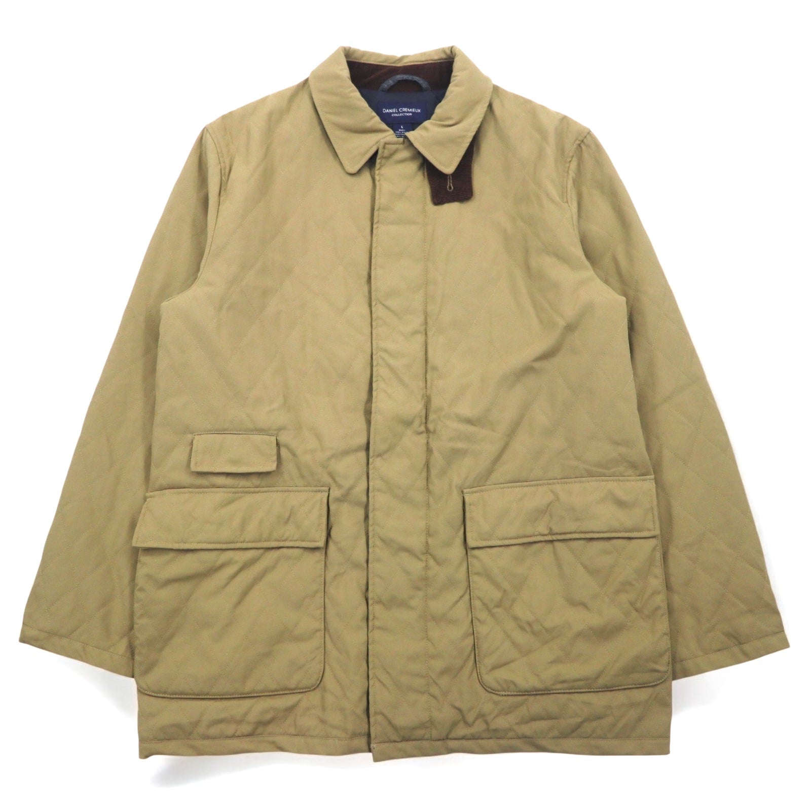 DANIEL CREMIEUX COLLECTION Giacca trapuntata L beige nylon imbottita sottogola