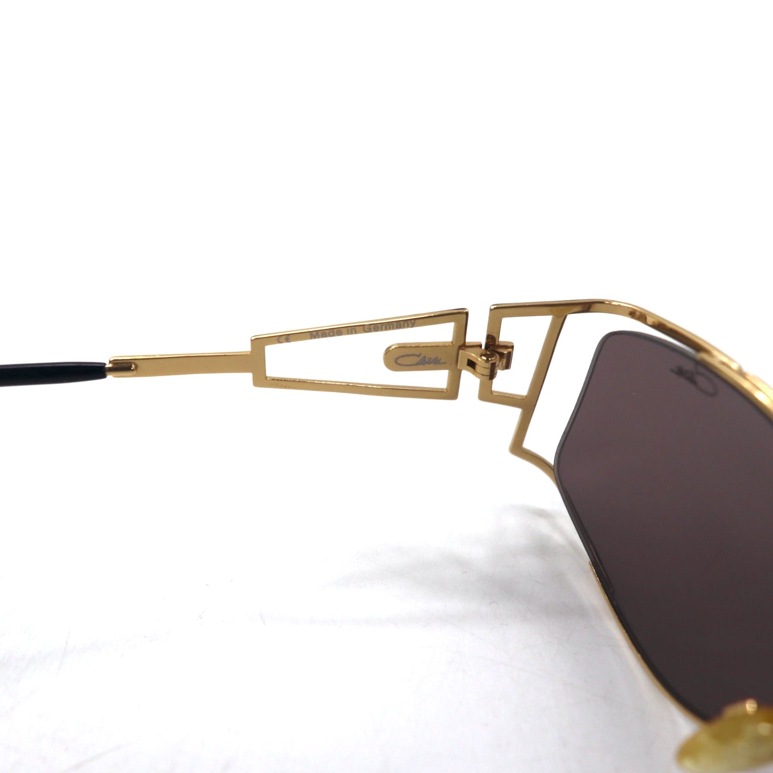 CAZAL Germania, occhiali da sole a doppio ponte, oro, metallo, 56◻︎21 130 MOD 967
