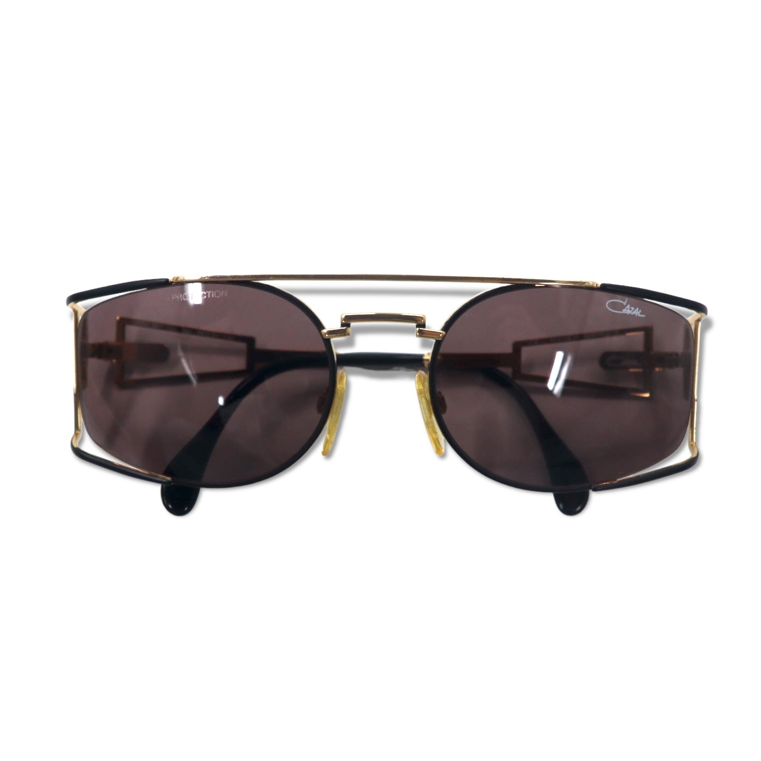 CAZAL Germania, occhiali da sole a doppio ponte, oro, metallo, 56◻︎21 130 MOD 967