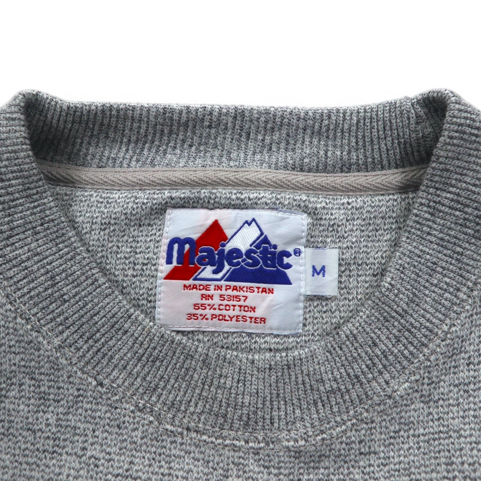 Felpa ricamata Majestic Packers XL grigia cotone NFL PACKERS