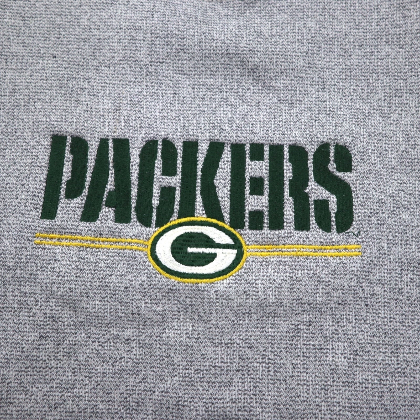 Felpa ricamata Majestic Packers XL grigia cotone NFL PACKERS