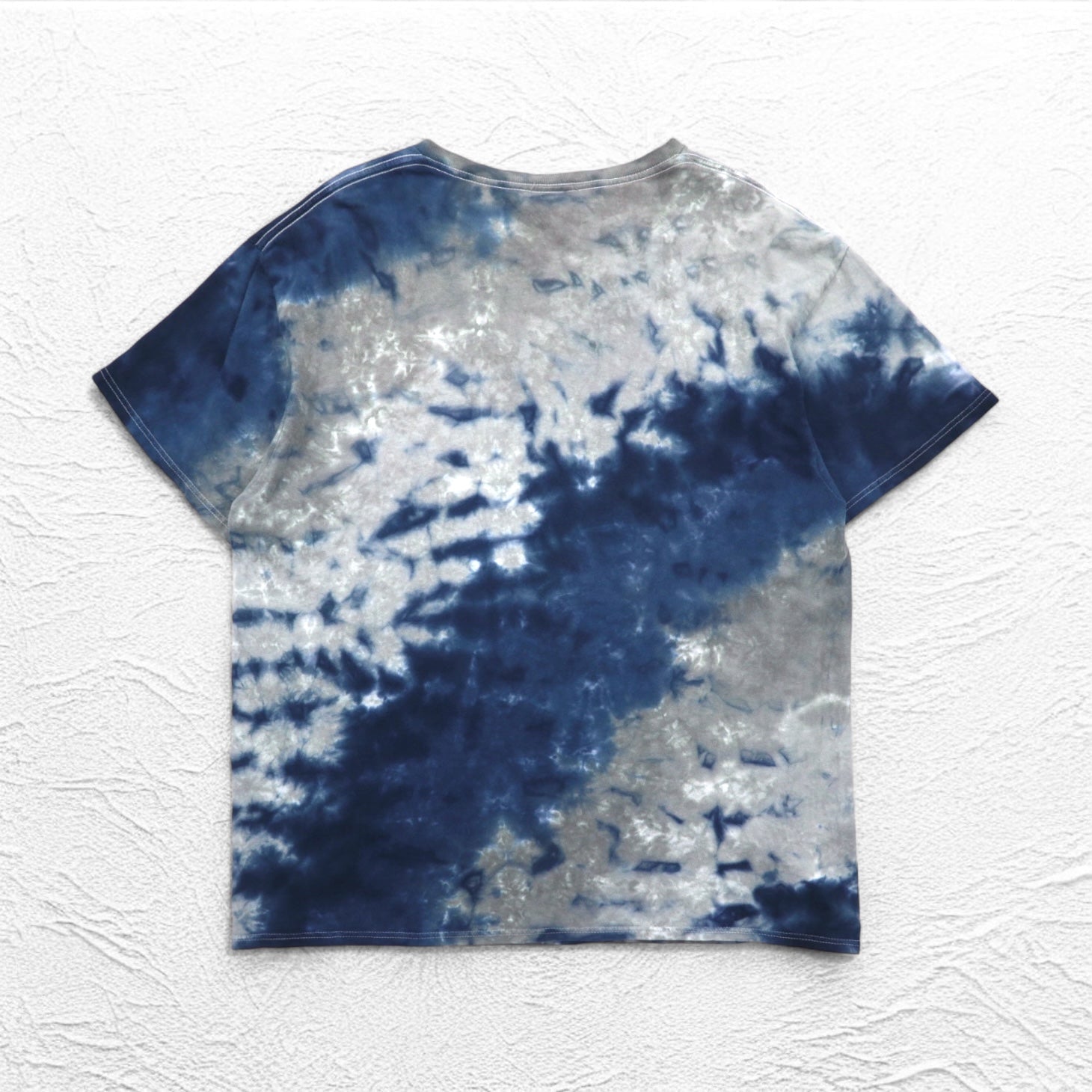 T-SHIRT NFL TEAM APPAREL TIE DYE L GRIGIO BLU NAVY SEATTLE SEAHAWKS