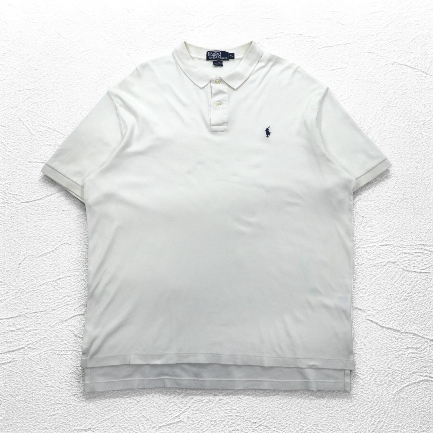 Polo by Ralph Lauren Polo XL Bianco Cotone Ricamo Small Pony Taglia Grande