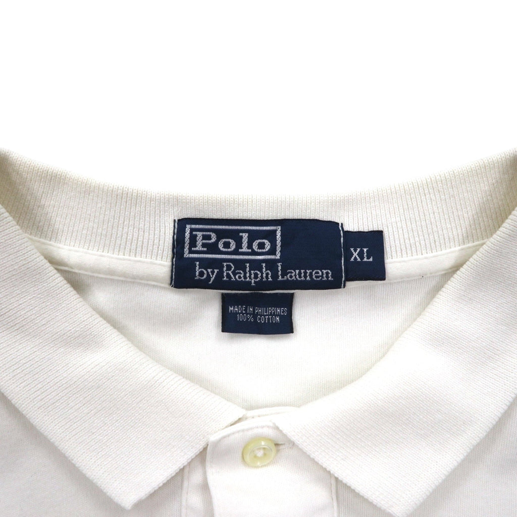 Polo by Ralph Lauren Polo XL Bianco Cotone Ricamo Small Pony Taglia Grande