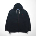 Polo Ralph Lauren 90年代 リバースウィーブ ジップパーカー 2XL ブラック スモールポニー刺繡