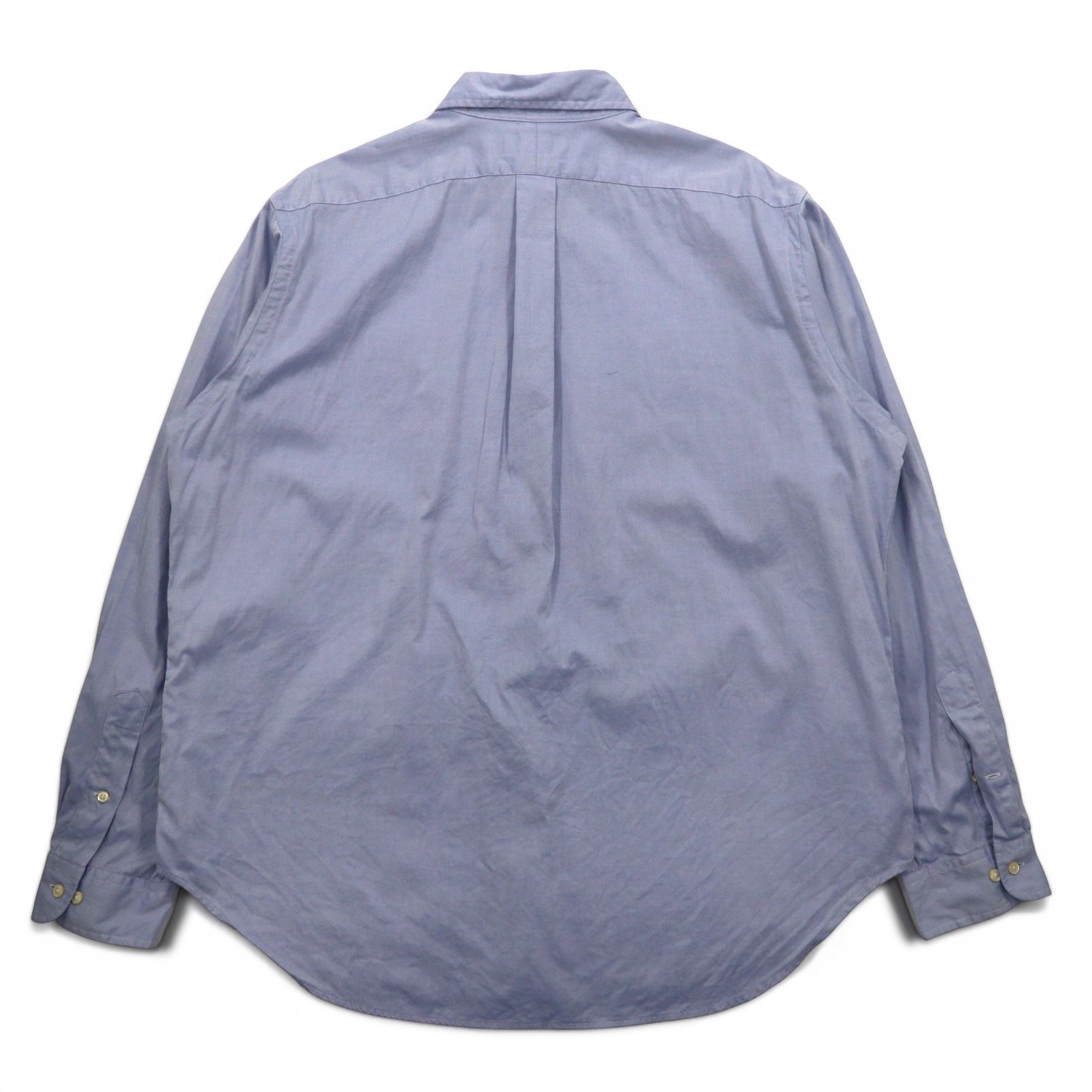 Ralph Lauren Anni '90 Camicia Button-Down XL Blu CLASSIC FIT Ricamo Pony Piccolo