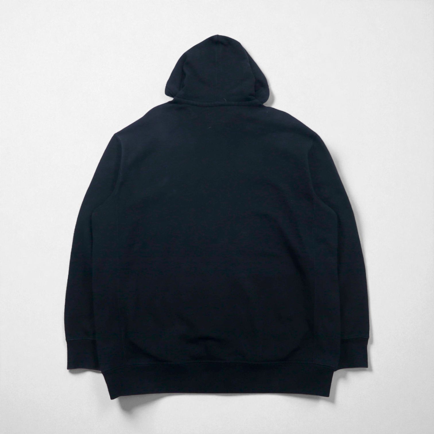 Polo Ralph Lauren 90年代 リバースウィーブ ジップパーカー 2XL ブラック スモールポニー刺繡