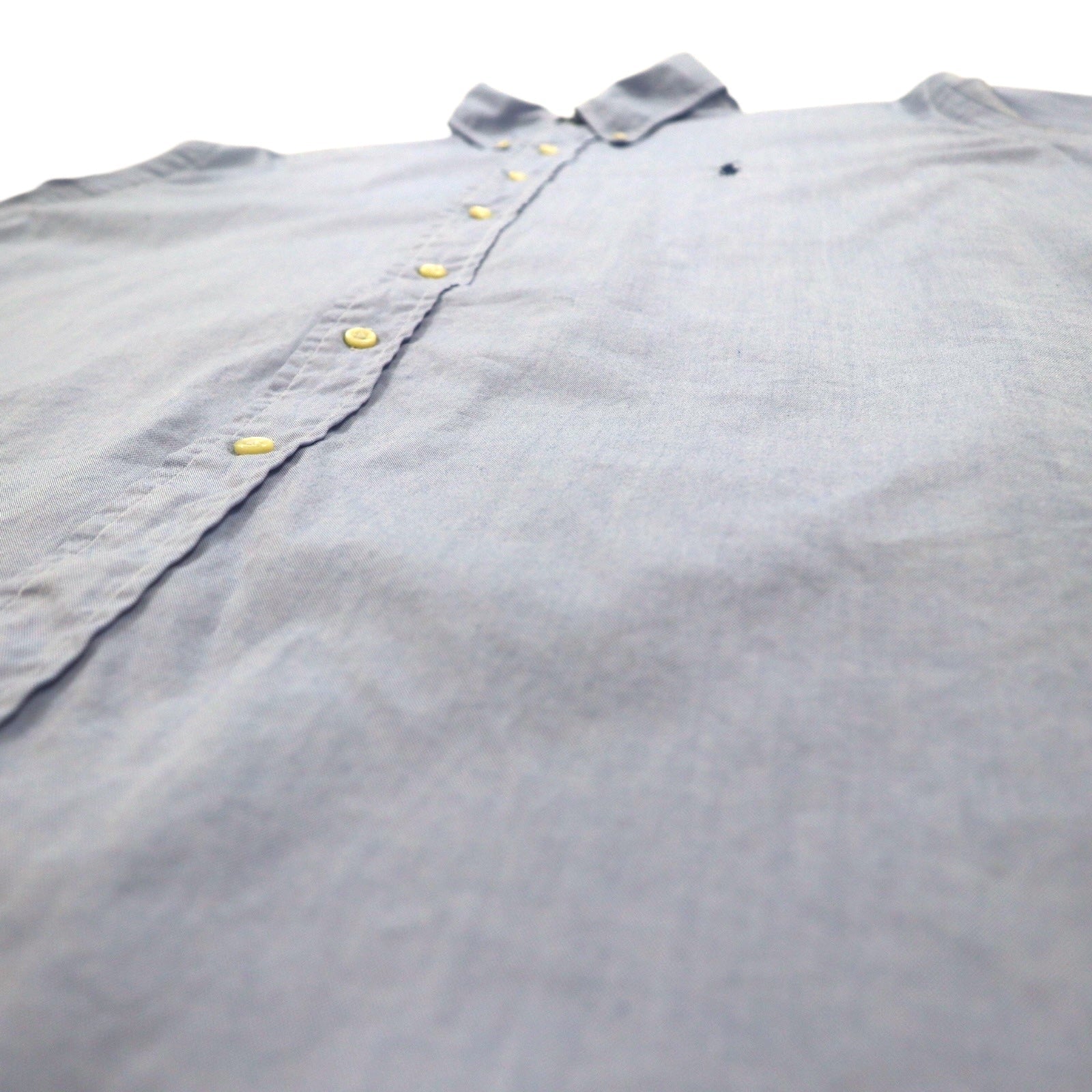 Ralph Lauren Anni '90 Camicia Button-Down XL Blu CLASSIC FIT Ricamo Pony Piccolo
