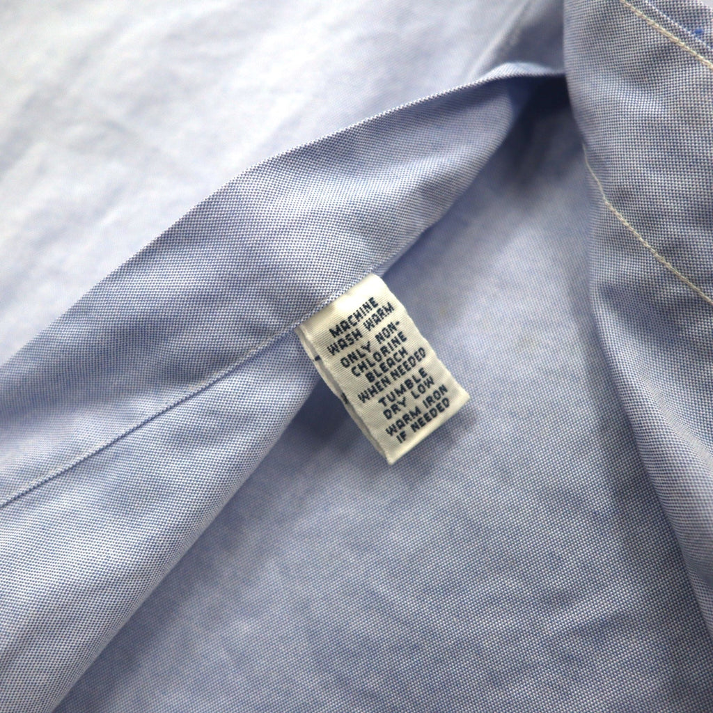Ralph Lauren Anni '90 Camicia Button-Down XL Blu CLASSIC FIT Ricamo Pony Piccolo