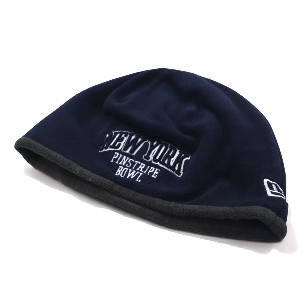 NEW ERA Berretto in pile reversibile FREE blu navy grigio poliestere NEW YORK PINSTRIPE BOWL Yankees