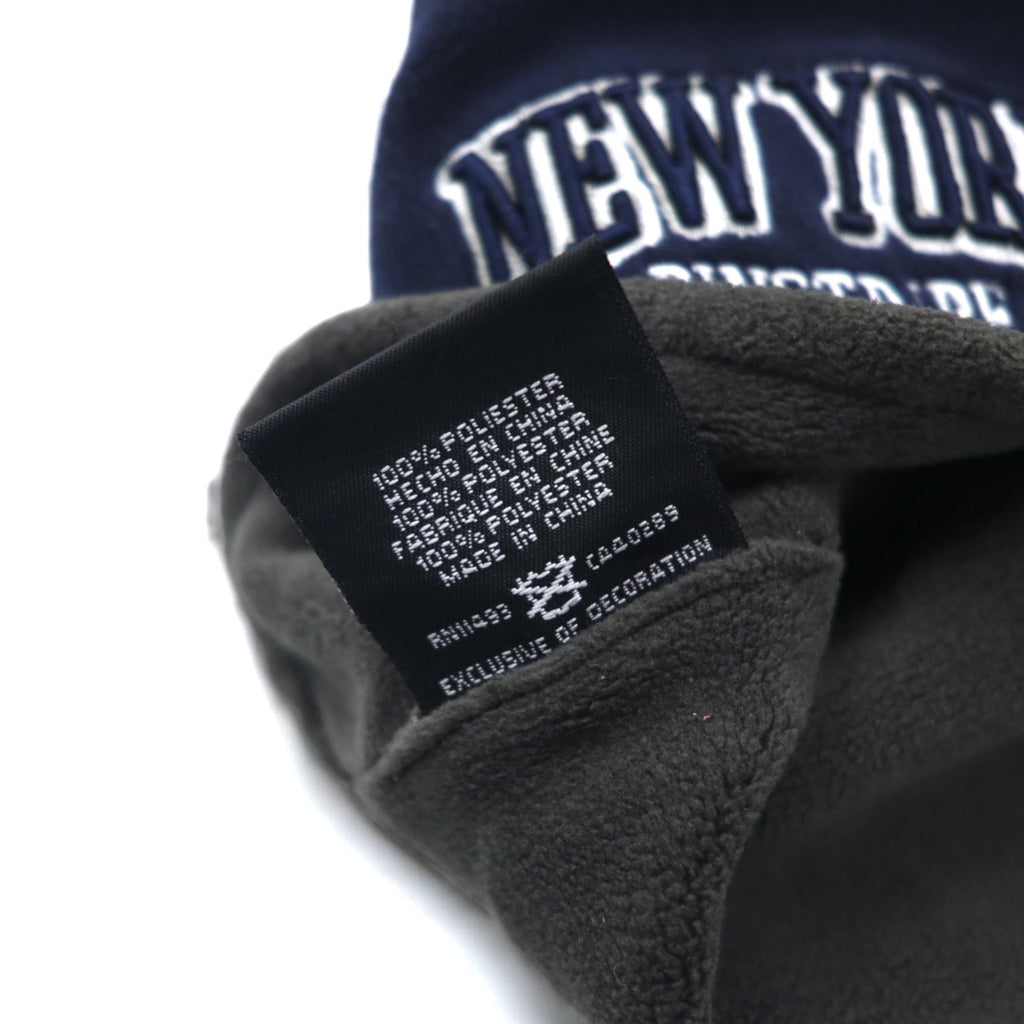 NEW ERA Berretto in pile reversibile FREE blu navy grigio poliestere NEW YORK PINSTRIPE BOWL Yankees