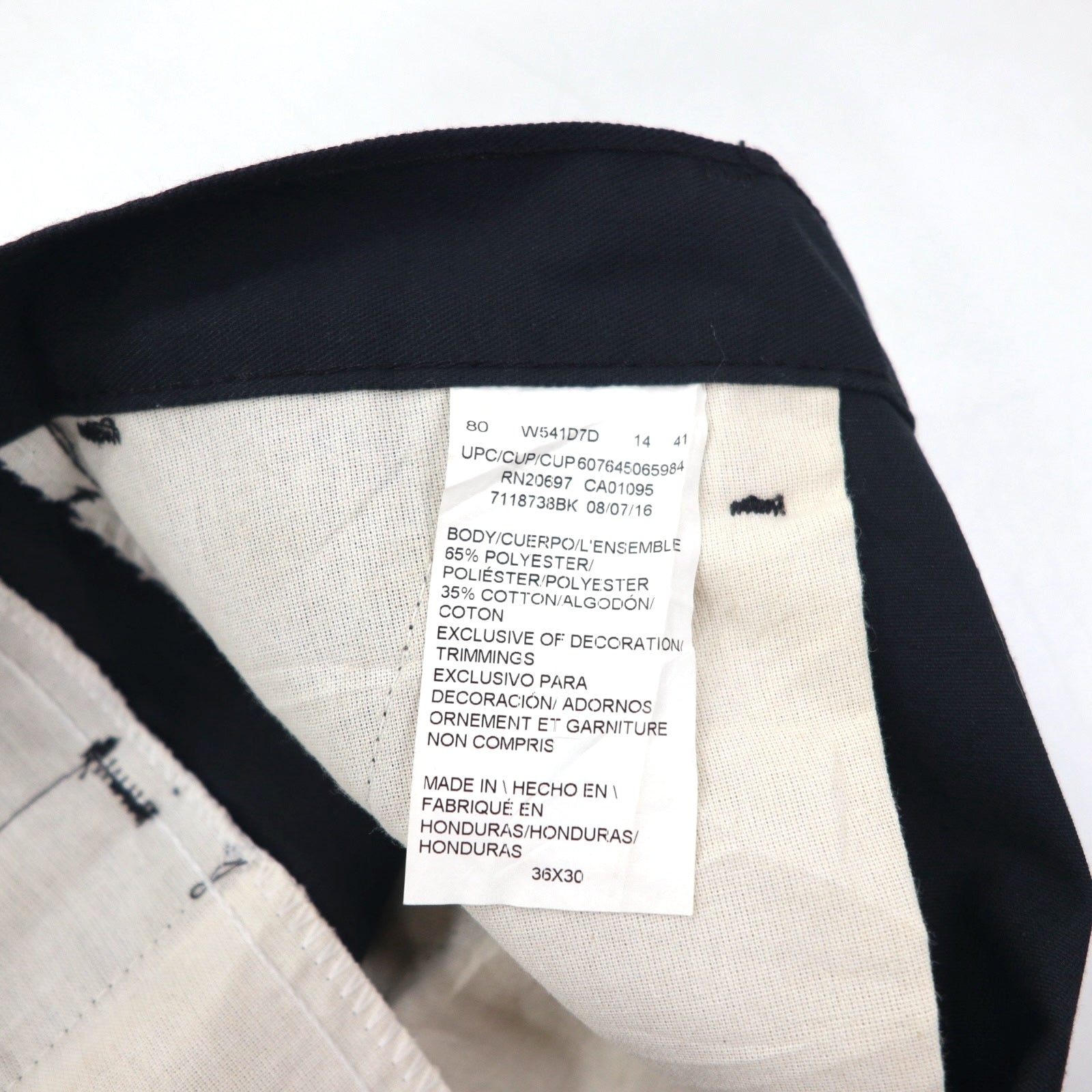 Dickies Pantaloni da lavoro Double Knee Chino larghi L nero poliestere cotone 7118738