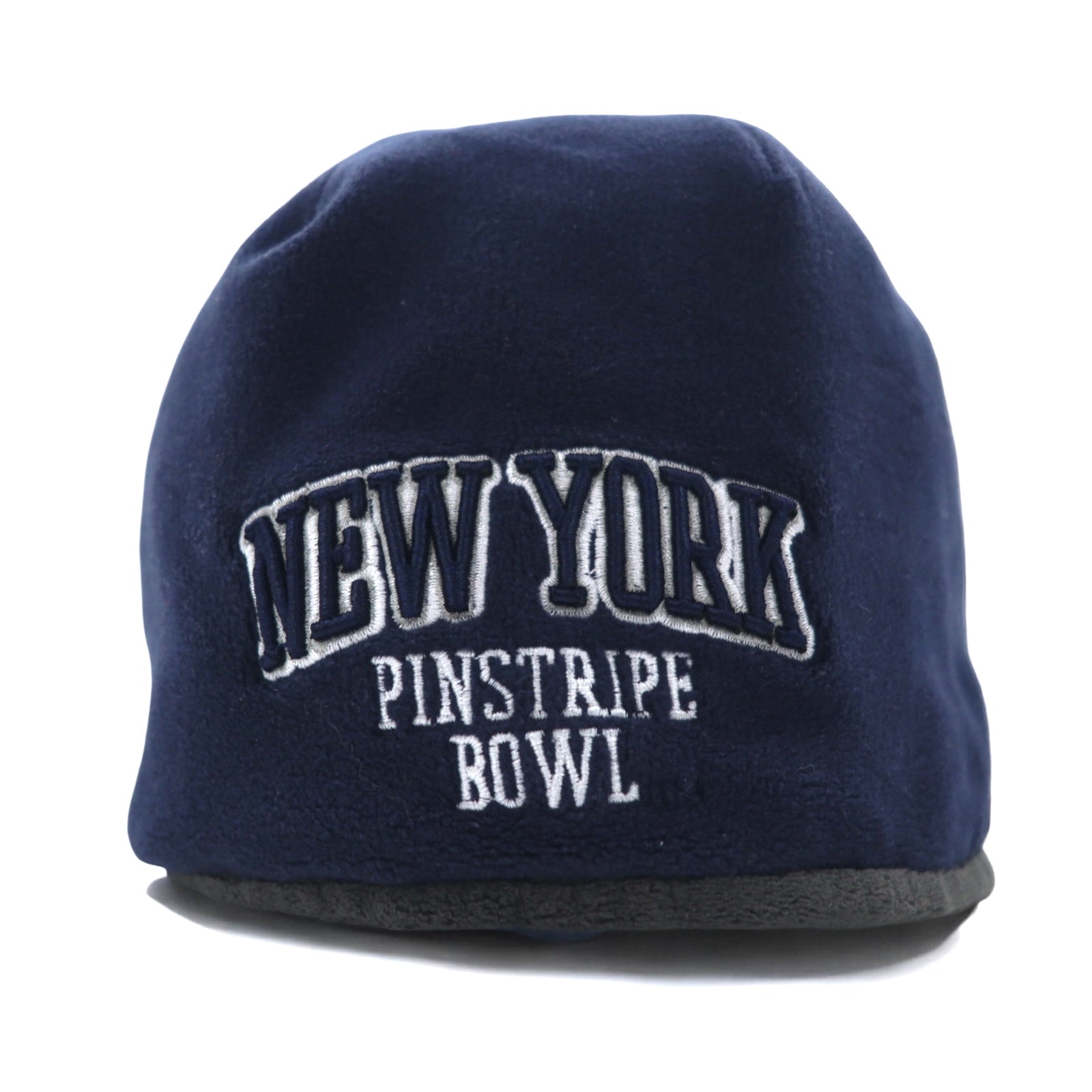 NEW ERA Berretto in pile reversibile FREE blu navy grigio poliestere NEW YORK PINSTRIPE BOWL Yankees