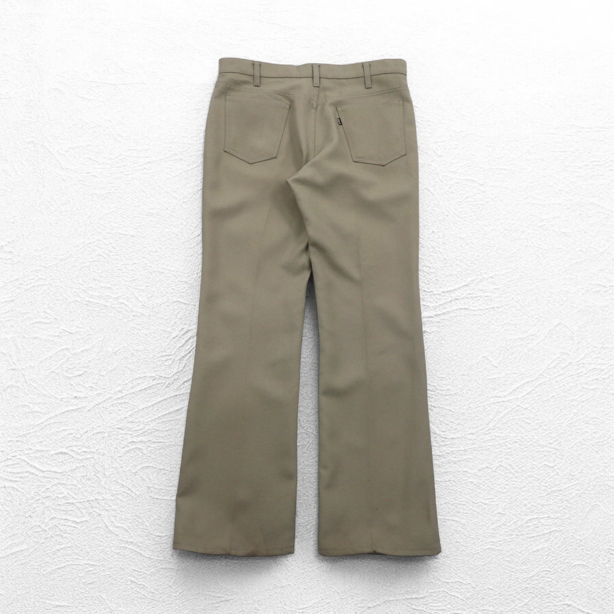 Levi's anni '80 Made in USA Sta-Prest Chino Pant L Beige 42TALON zip Tab nero Bottoni 520 10517 6123